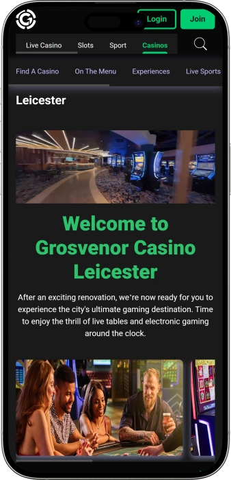 Grosvenor Casino Leicester App